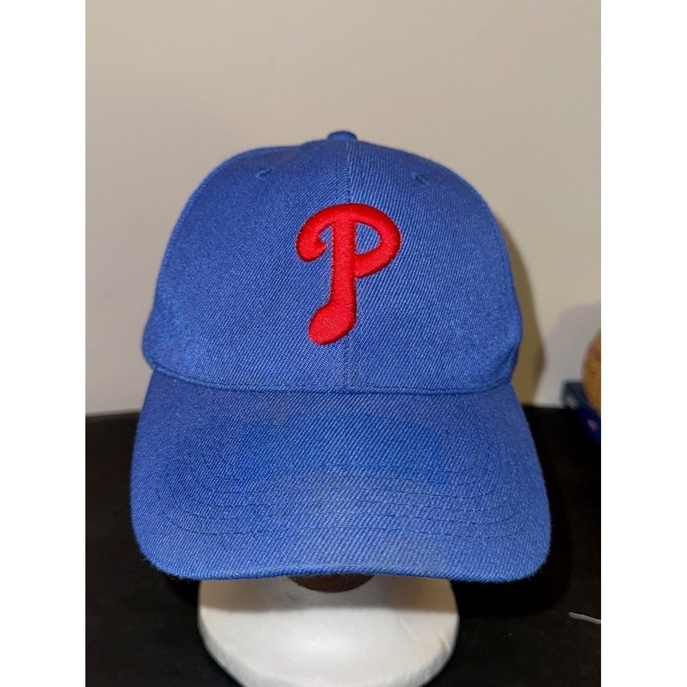 Philadelphia Phillies Embroidered Logo Blue/Red Adjustable Baseball‎ Cap Hat